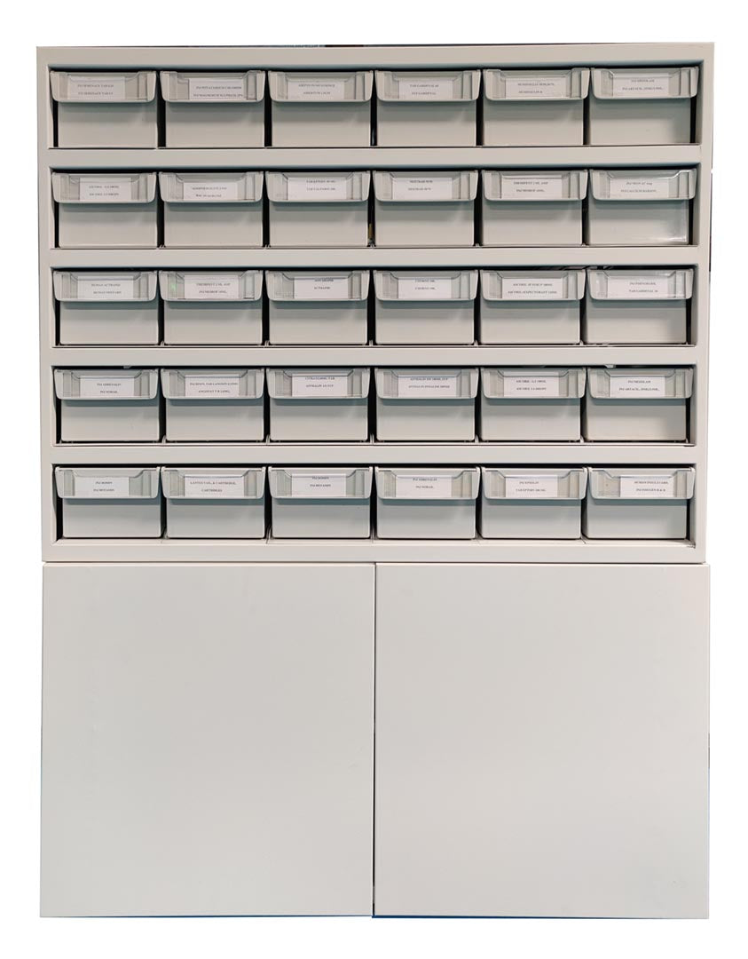 30 BIN PHARMACY RACK