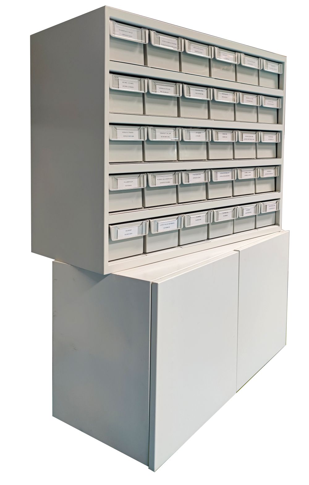 Pharmacy Rack - Bottom Unit+ 30Bin Rack