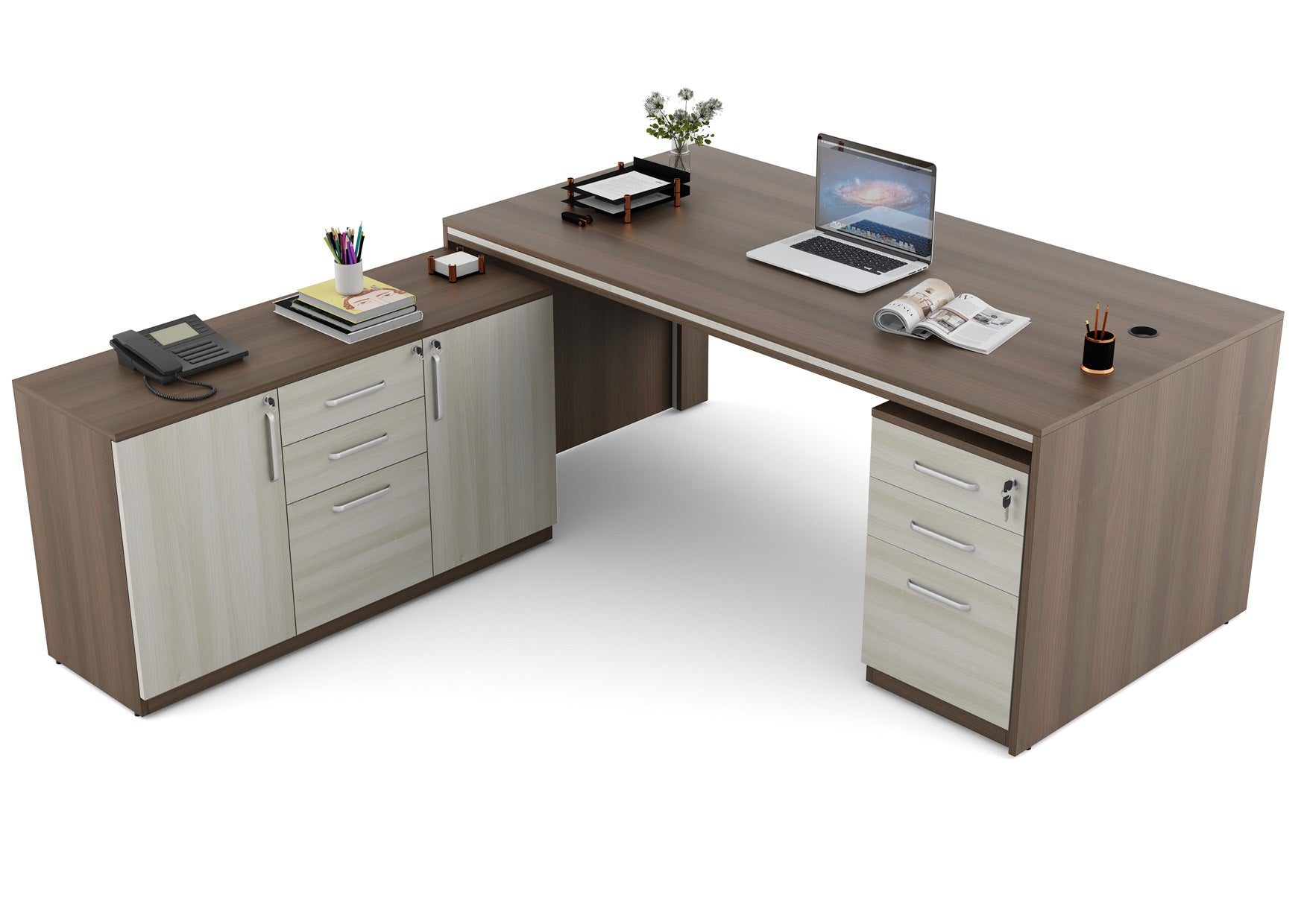 DIRECTOR TABLE MERIT 1800L x 2100W - 6 x 6.8 (Feet)