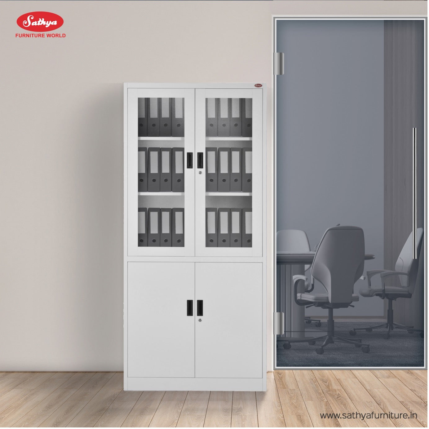Metal Up Swing Door Cupboard FC - H2