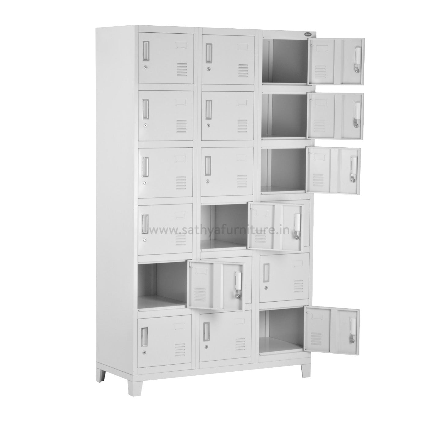 Triple Column 18 Door Personal Locker 3L-B6