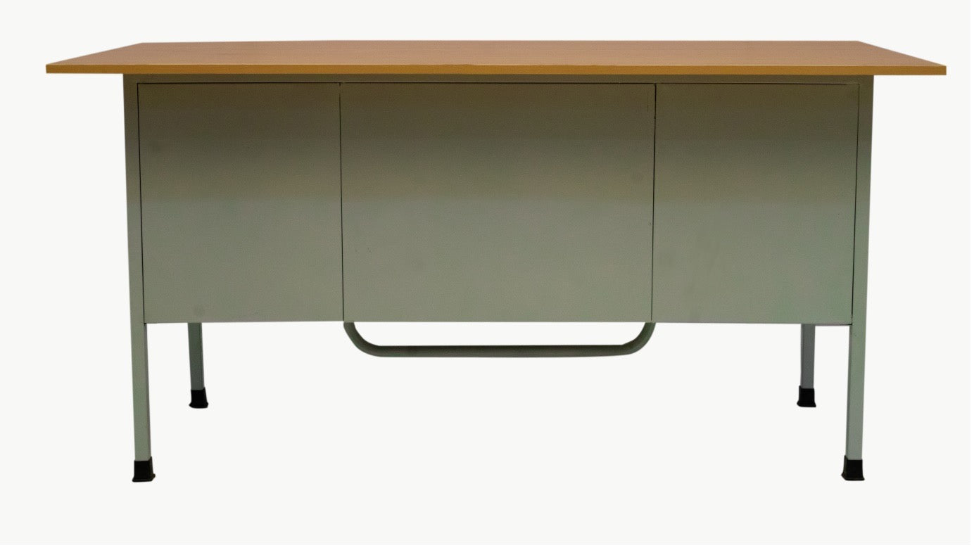 Steel Table With Two Sides Storage SST 4