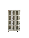 Triple Column 12 Door Personal Locker 3L-B4-900-3 Feet Width