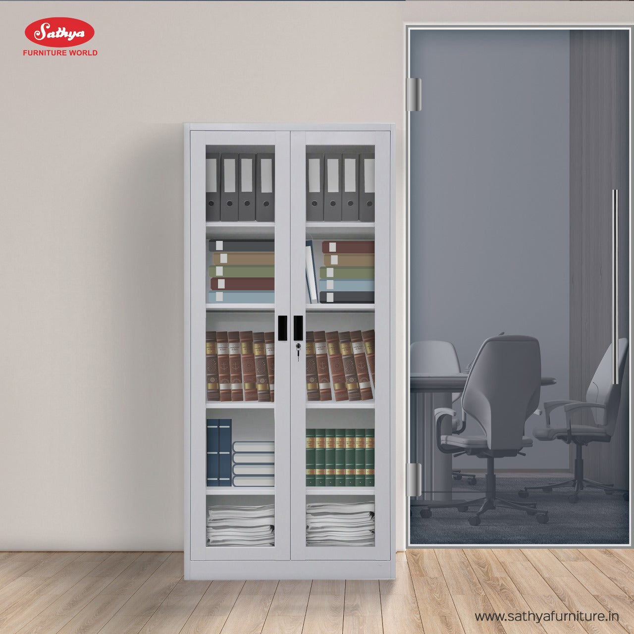 Glass Swing Door Cupboard FC-G5