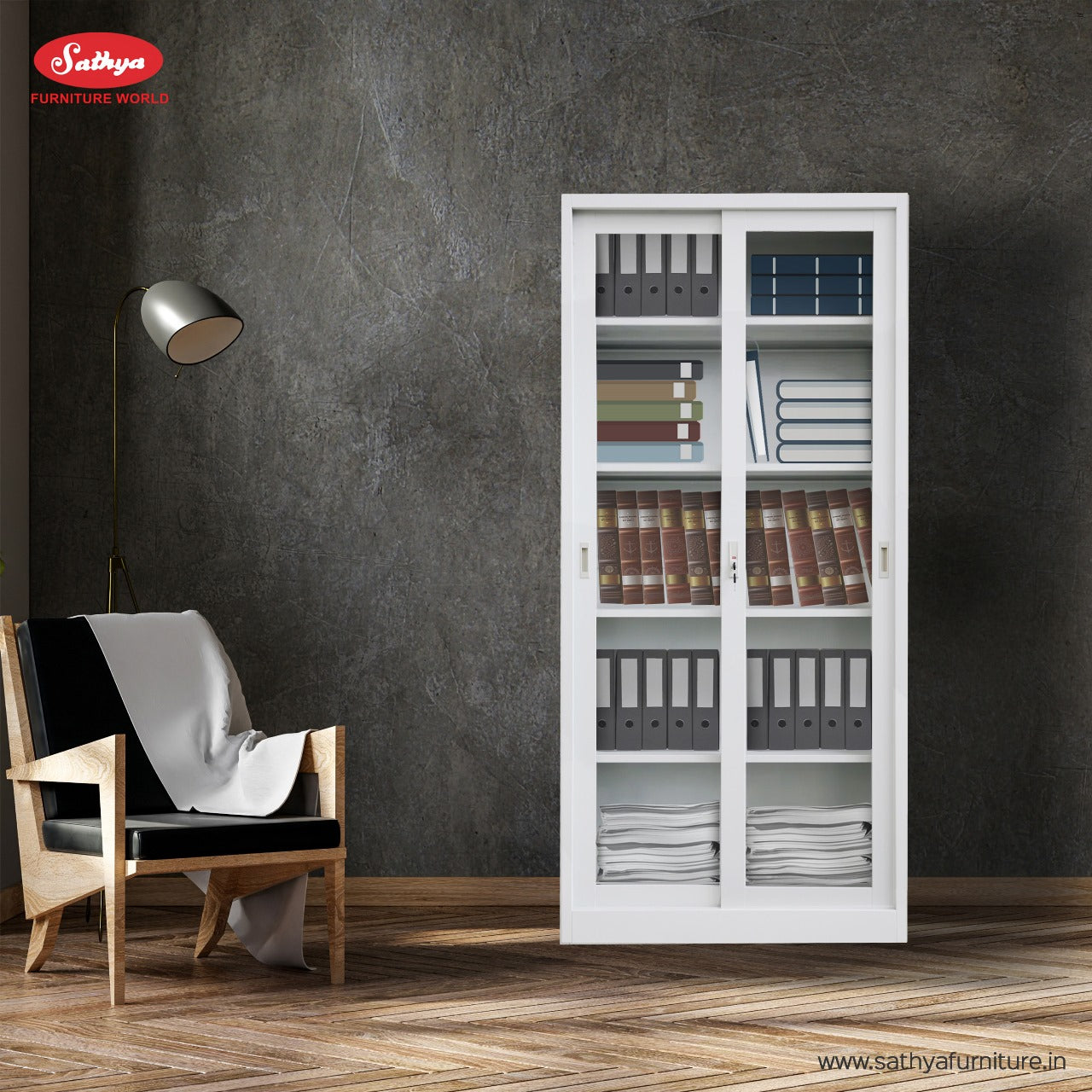 Glass Sliding Door Cupboard FC - G6
