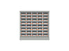 SMALL PARTS CABINET- 40 BIN WITH GLASS DOOR , MODEL : LD-40G