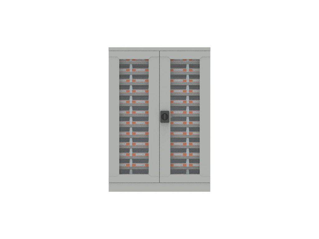 SMALL PARTS CABINET 60 BIN WITH GLASS DOOR MODEL : LD-60G