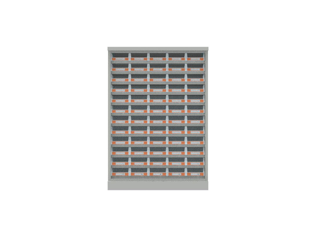 SMALL PARTS CABINET 60 BIN WITH GLASS DOOR MODEL : LD-60G