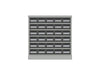 SMALL PARTS CABINET - 30 BIN WITH GLASS DOOR MODEL: HD-30G