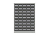SMALL PARTS CABINET  45 BIN WITH GLASS DOOR, MODEL HD-45G