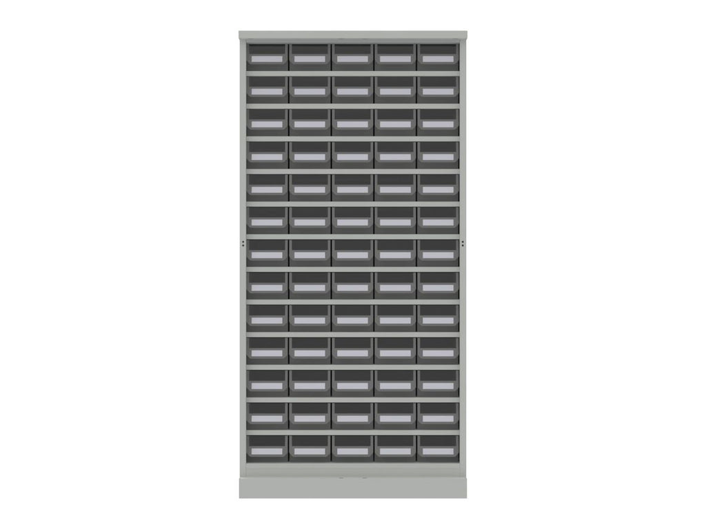 65 BIN CABINET LARGE WITH GLASS DOOR - HD-65-G