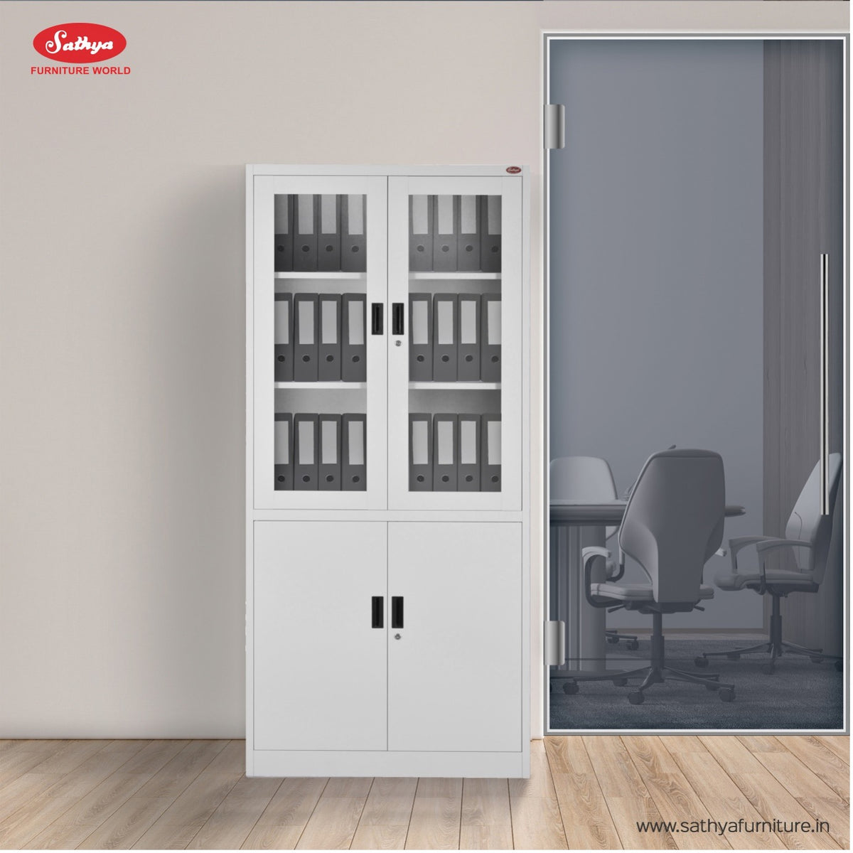 Metal Up Swing Door Cupboard FC - H2