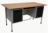 Steel Table With Two Sides Storage SST 4