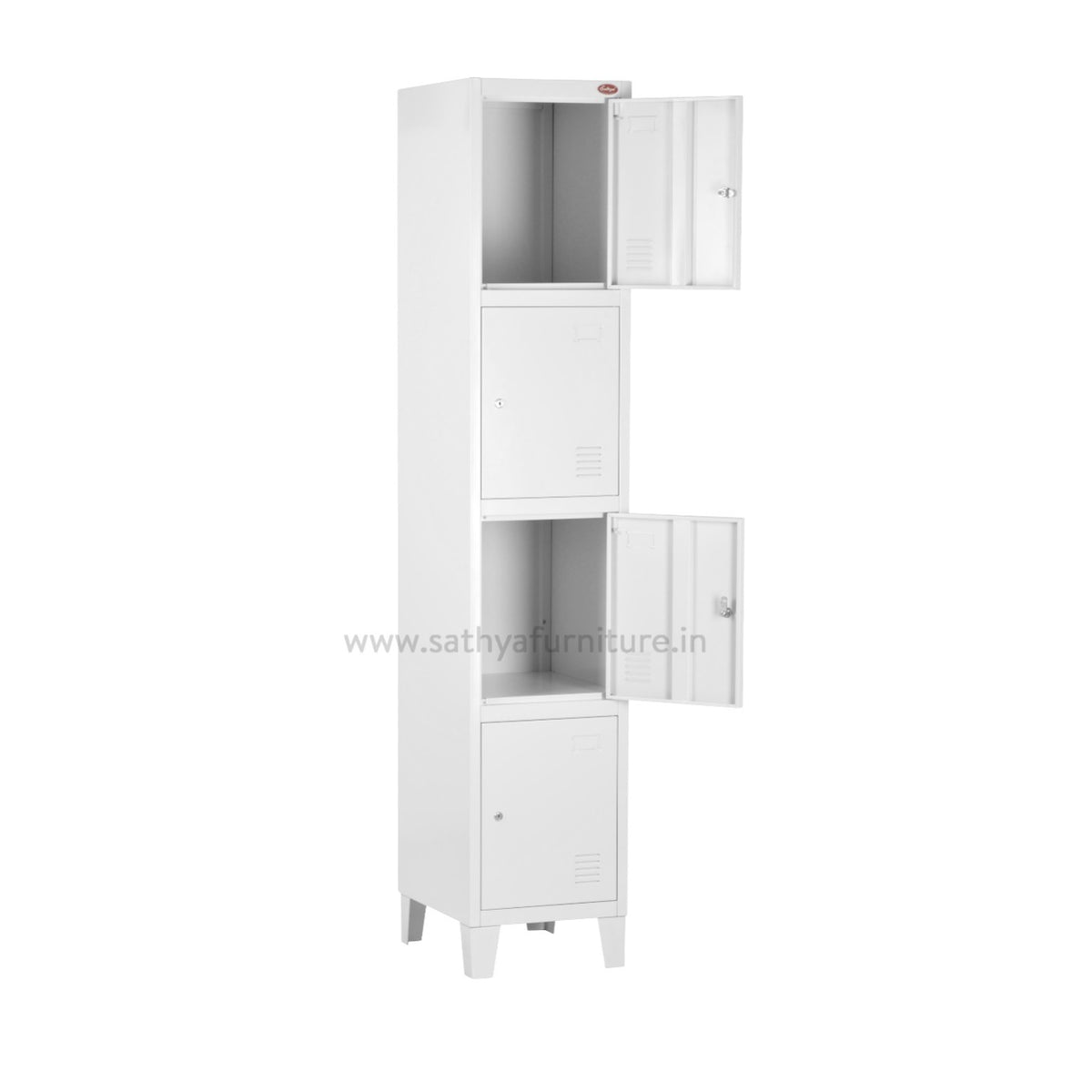 Single Column 4 Door Personal Locker L-B4