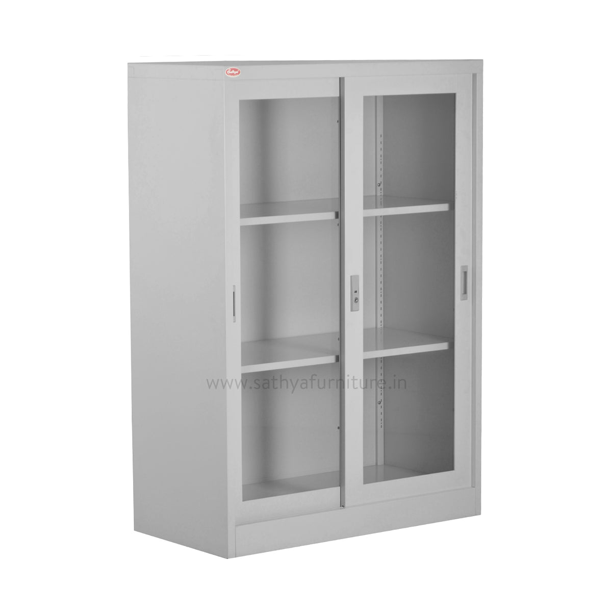 Glass Sliding Door Cupboard Medium FC G6 1320 Sathya Furniture World