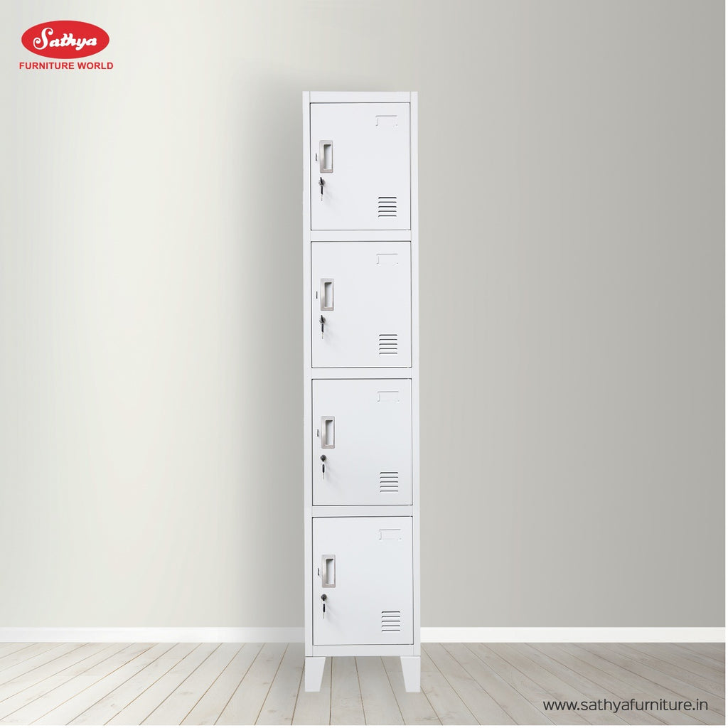 Single Column 4 Door Personal Locker L-B4